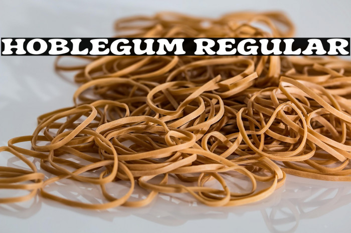 Hoblegum Regular Example 1