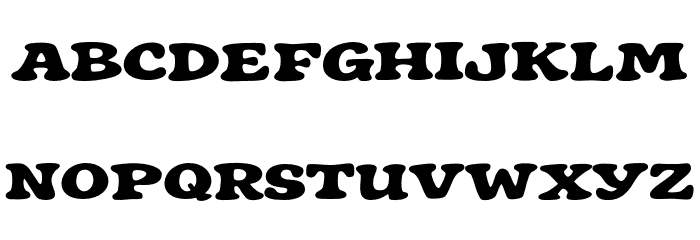 Hoblegum Regular Font LOWERCASE