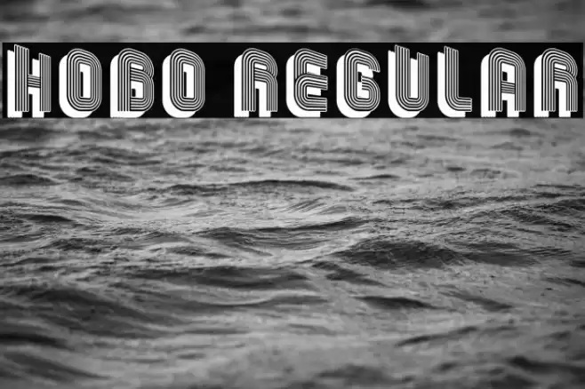 Hobo Regular Font examples
