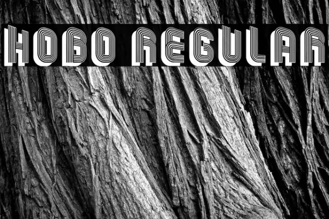 Hobo Regular Font examples