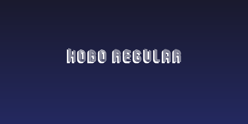 Hobo Regular Social Header