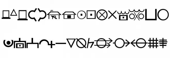 Hobo Signs フォント 大文字
