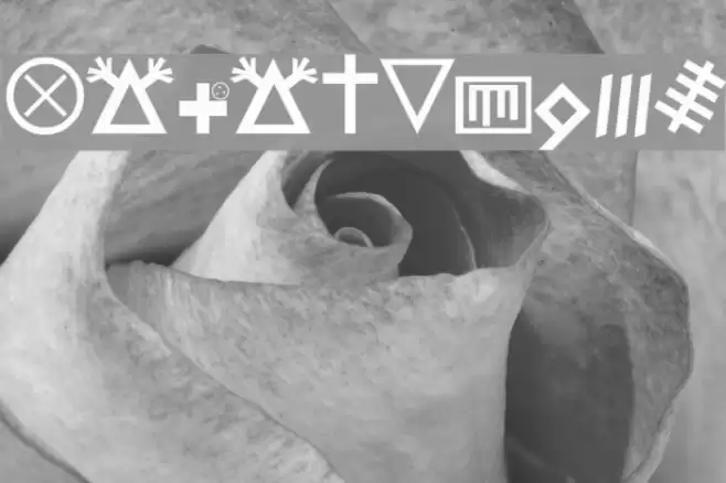 Hobo Signs Font examples