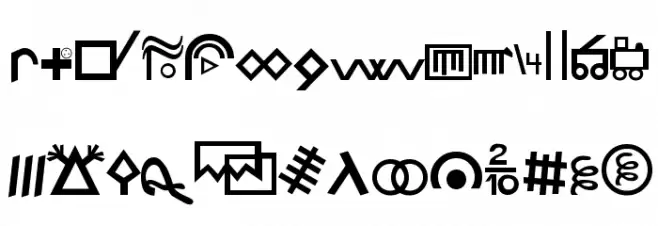 Hobo Signs फ़ॉन्ट लोअरकेस