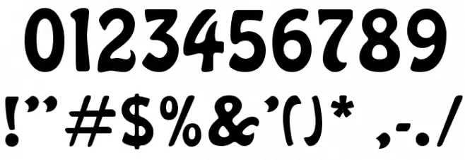 Hobo Font OTHER CHARS