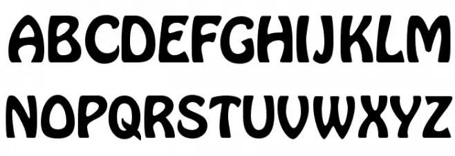Hobo Schriftart Groß