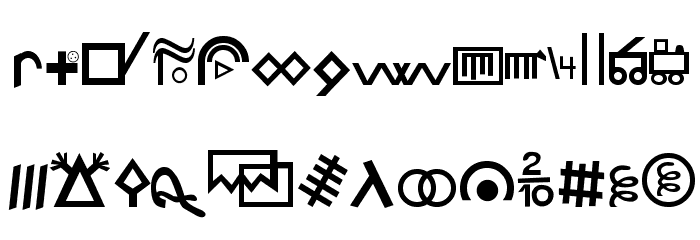 HoboSigns Font LOWERCASE