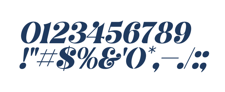 Hochagi Italic Other Characters