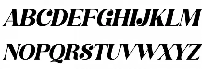 Hochagi Italic لخطوط تنزيل الأحرف الكبيرة