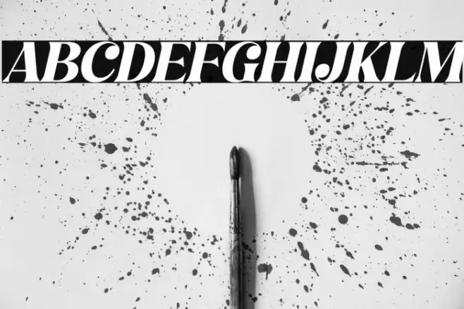 Hochagi Italic Font examples