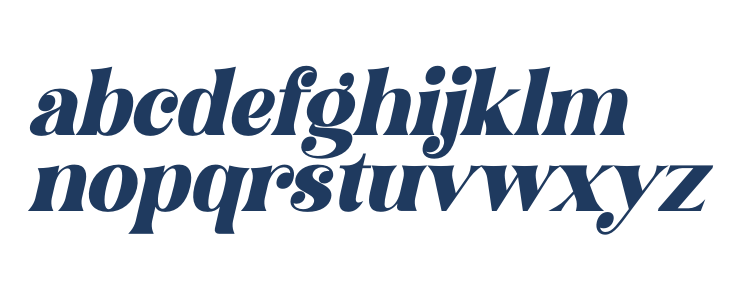 Hochagi Italic Lowercase