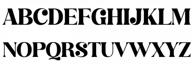 Hochagi Fonte MAIÚSCULAS
