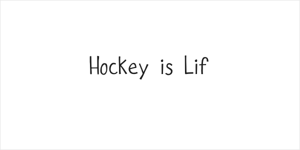 Hockey is Lif Logo