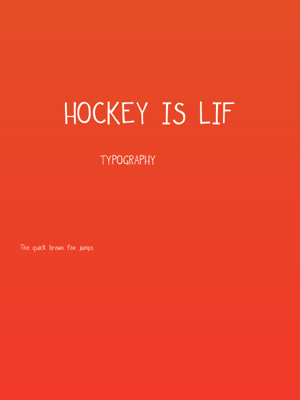 Hockey is Lif Poster