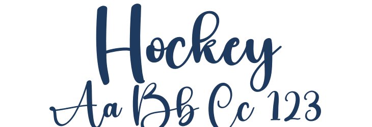 Hockey Font Preview