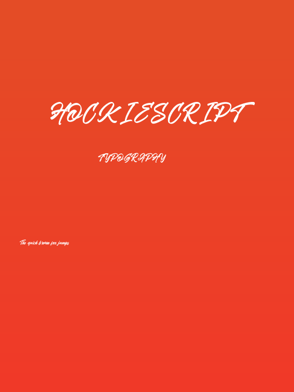 HockieScript Poster