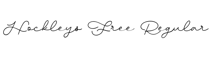 Hockleys Free Regular  font caratteri gratis