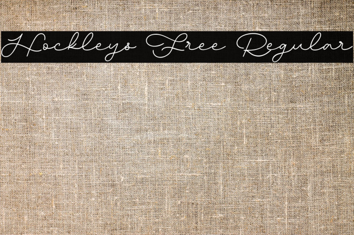 Hockleys Free Regular Example 3