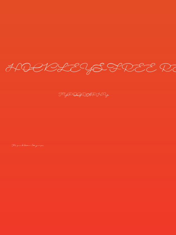 Hockleys Free Regular Poster