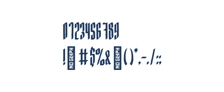 Hocrux Regular Other Characters