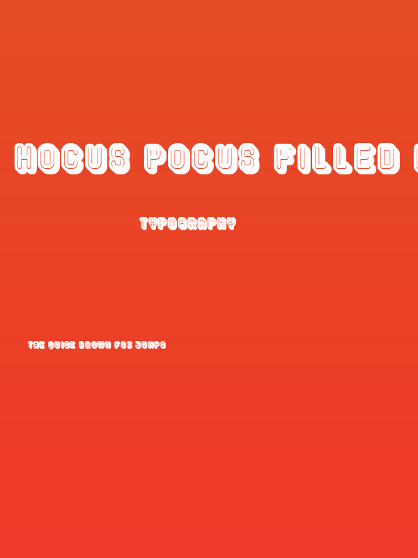 Hocus Pocus Filled Regular Poster