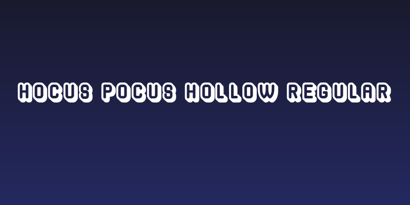Hocus Pocus Hollow Regular Social Header