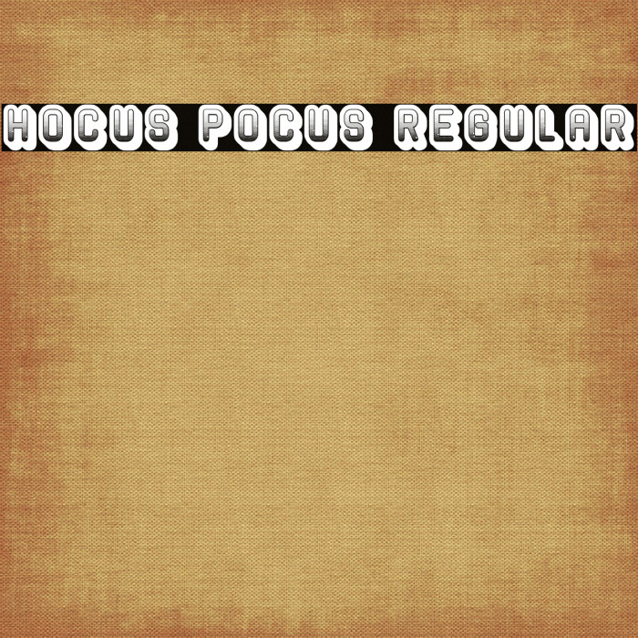 Hocus Pocus Regular Font examples