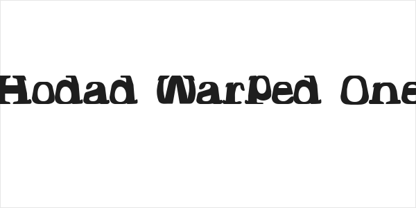Hodad Warped One Logo