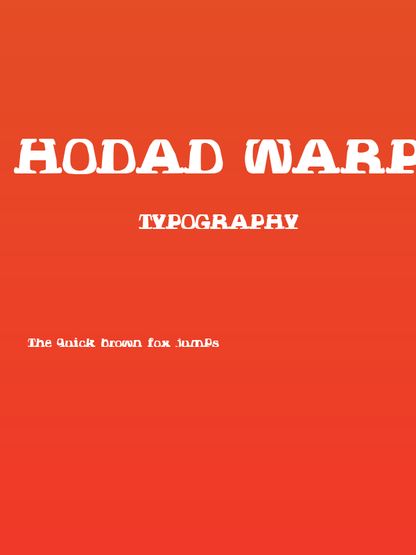 Hodad Warped One Poster