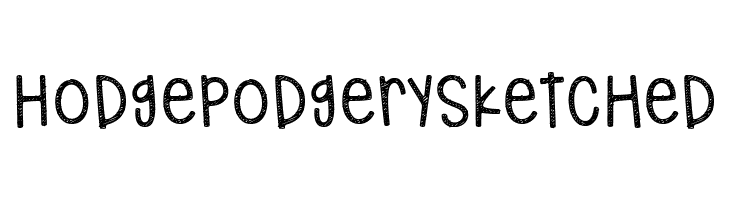 Hodgepodgery Sketched  baixar fontes gratis
