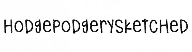Hodgepodgery Sketched  baixar fontes gratis