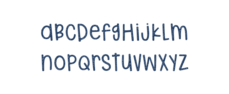 Hodgepodgery Sketched Lowercase
