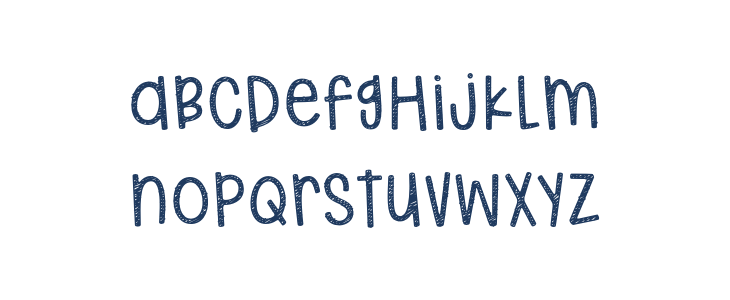 Hodgepodgery Sketched Lowercase