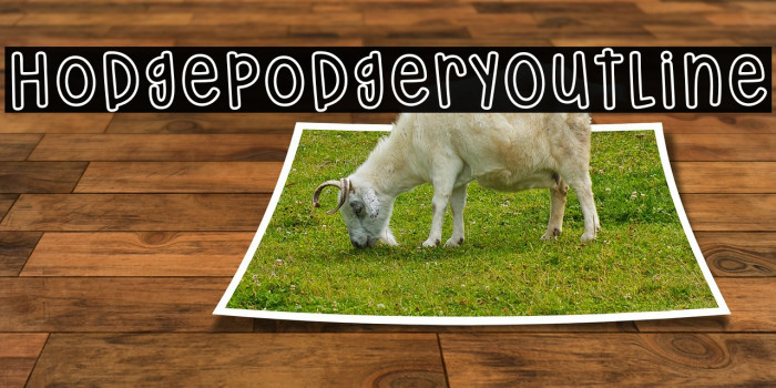 HodgepodgeryOutline لخطوط تنزيل examples