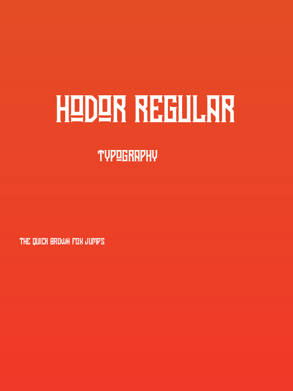 Hodor Regular Poster