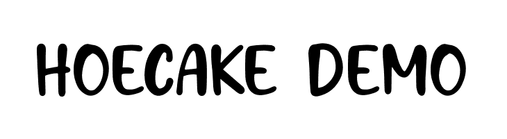 Hoecake DEMO  Frei Schriftart Herunterladen