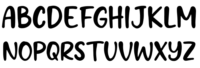 Hoecake DEMO Font LOWERCASE