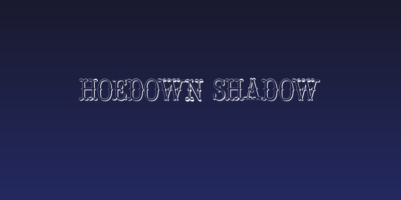 Hoedown Shadow Social Header
