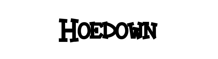 Hoedown  नि: शुल्क फ़ॉन्ट्स डाउनलोड