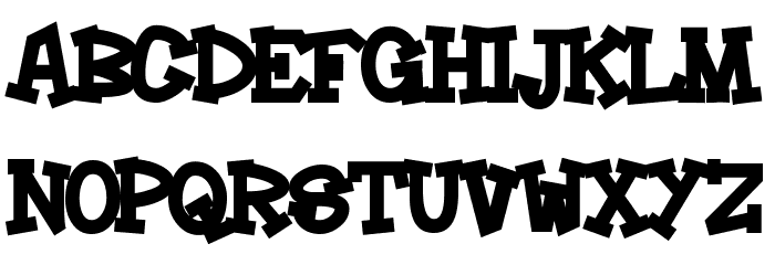 Hoedown Font LOWERCASE