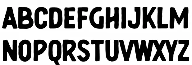 Hoeflers Free Regular 字体 大写