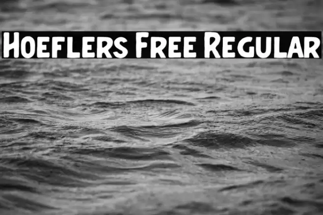 Hoeflers Free Regular Font examples