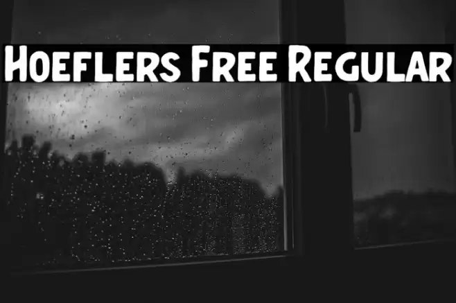 Hoeflers Free Regular Font examples
