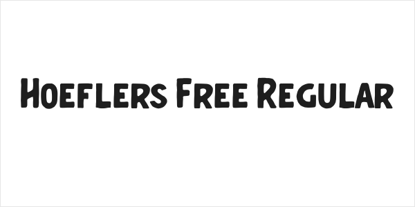 Hoeflers Free Regular Logo