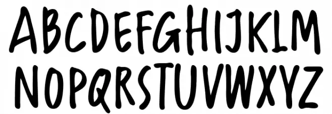 Hoffelized Polices MAJUSCULES