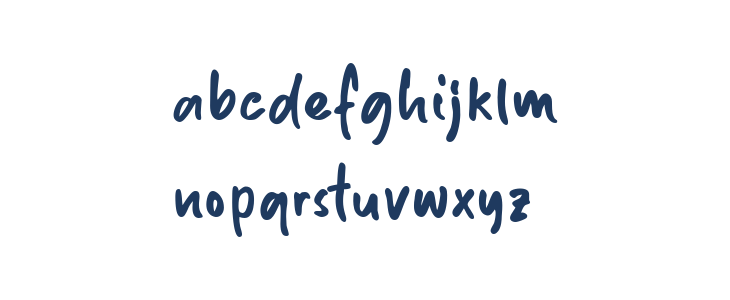 Hoffelized Lowercase