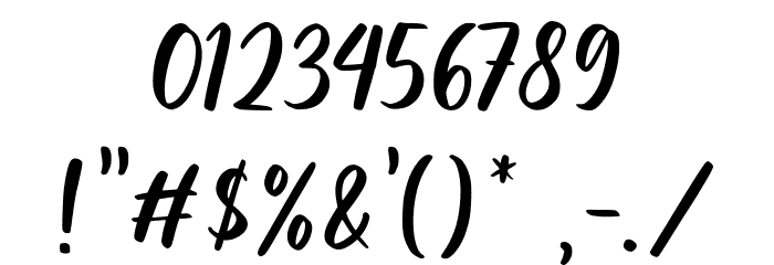 Hoffermond Font OTHER CHARS