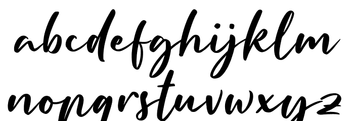 Hoffermond Font LOWERCASE