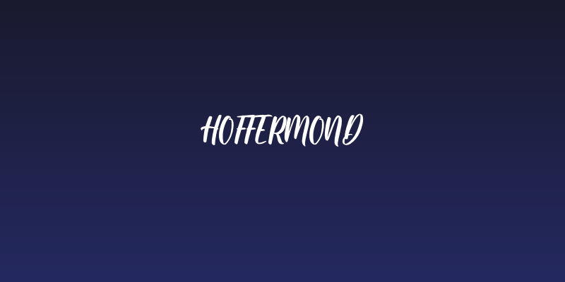 Hoffermond Social Header
