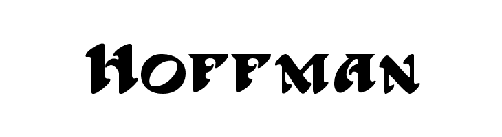 Hoffman Font